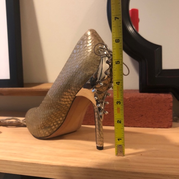 Sam Edelman Python 6.5 Sexy Stilettos Lace-Up, NEW - Picture 8 of 8